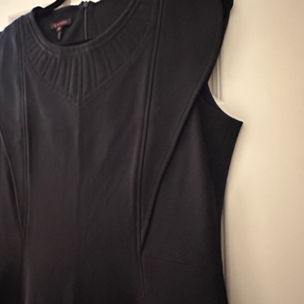 Escada Red label Black Seath Dress, Sz 42 or 6 - Picture 9 of 10